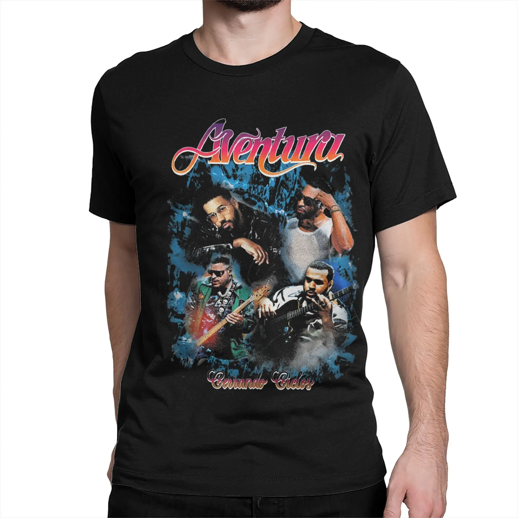 Aventura Cerrando Ciclos Tour 2024 Tee Shirt for Men Women Graphic Print T Shirts  100% Cotton Clothing