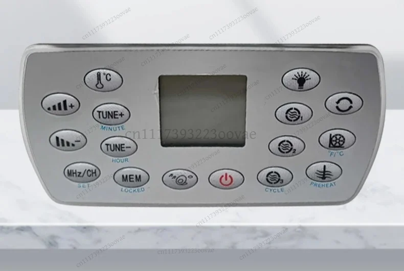 Df KL8-3H Spa Keyboard Hot Tub Controller Panel Compatible with JAZZI J&J SERVE Kingston Mona Lisa Mesda Replacement Part
