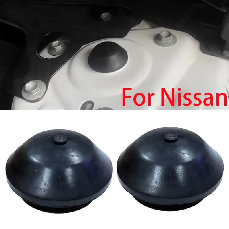 2 Peças de Capa para Suporte de Amortecedor Dianteiro |   Proteção à Prova d'Água e à Prova de Poeira |   Compatível com Nissan Qashqai X-Trail Sylphy Altima