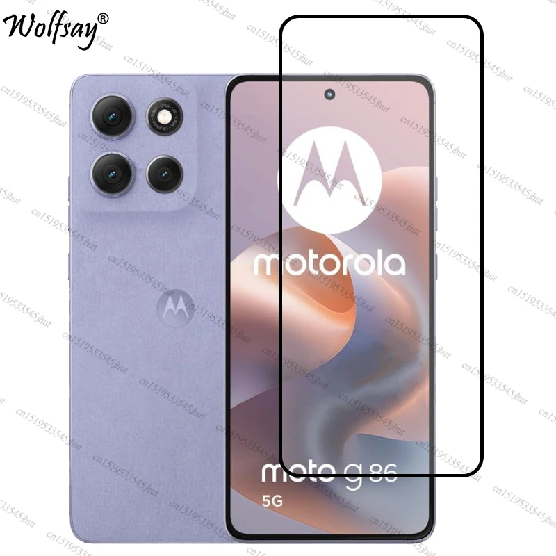 غطاء كامل من الزجاج المقسى لهاتف موتورولا موتو G86 واقي للشاشة موتو G86 واقي عدسة الكاميرا زجاج الهاتف لزجاج موتو G86 #2