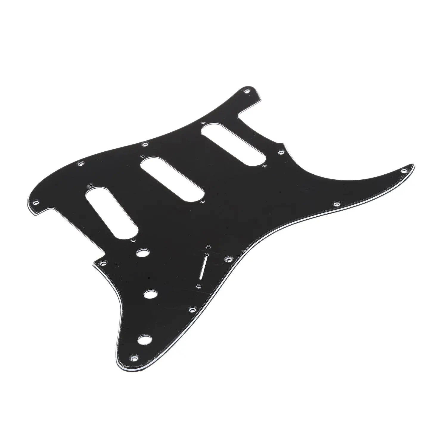 Ensemble de 3 plis noirs pour la synchronisation des trous, 11 trous, JE514 Guard Strat Back Plate 514 up Covers Knobs Guitarra Tips, JEParts and Accessrespiration