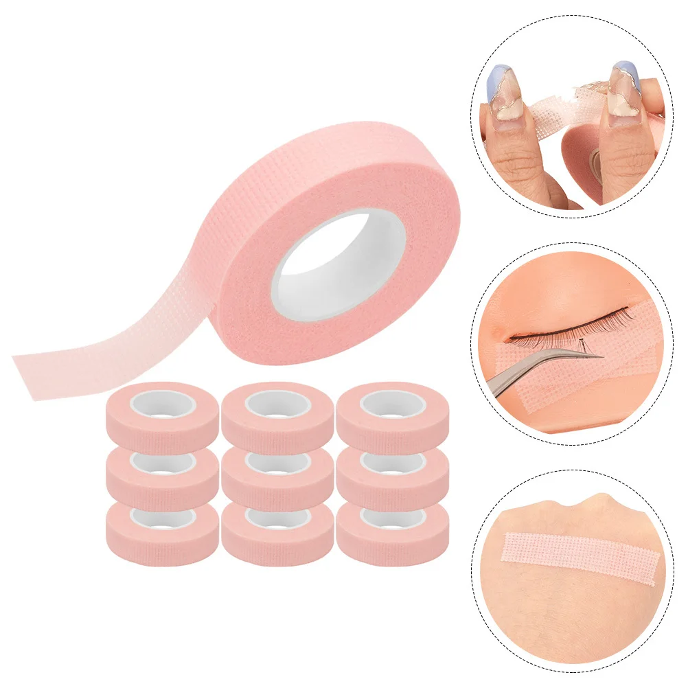

10Pcs Eyelash Tape Professional Breathable Lash Extension Tapes for Eyelash Planting Beauty Salon Use Women's Makeup Tools