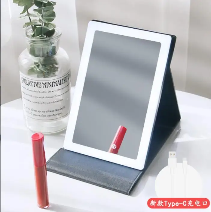 makeup backlit mirror light with natural white Ladies Makeup Light Adjustable Women Girls Rectangle Mirrors