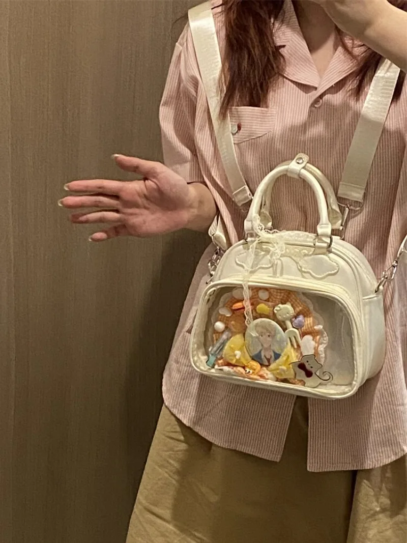 Portable School Ita Bag Shoulder Crossbady Mochilas Mujer Cloud Mochila Daily Using Backpack Exquisite All-match Women Bags