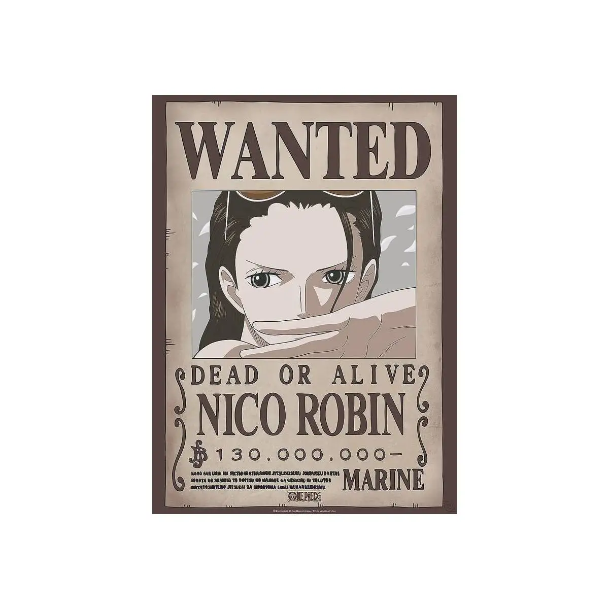 Posters of TV Series Poster Wanted Nico Robin - One Piece (POSTER 52x38)