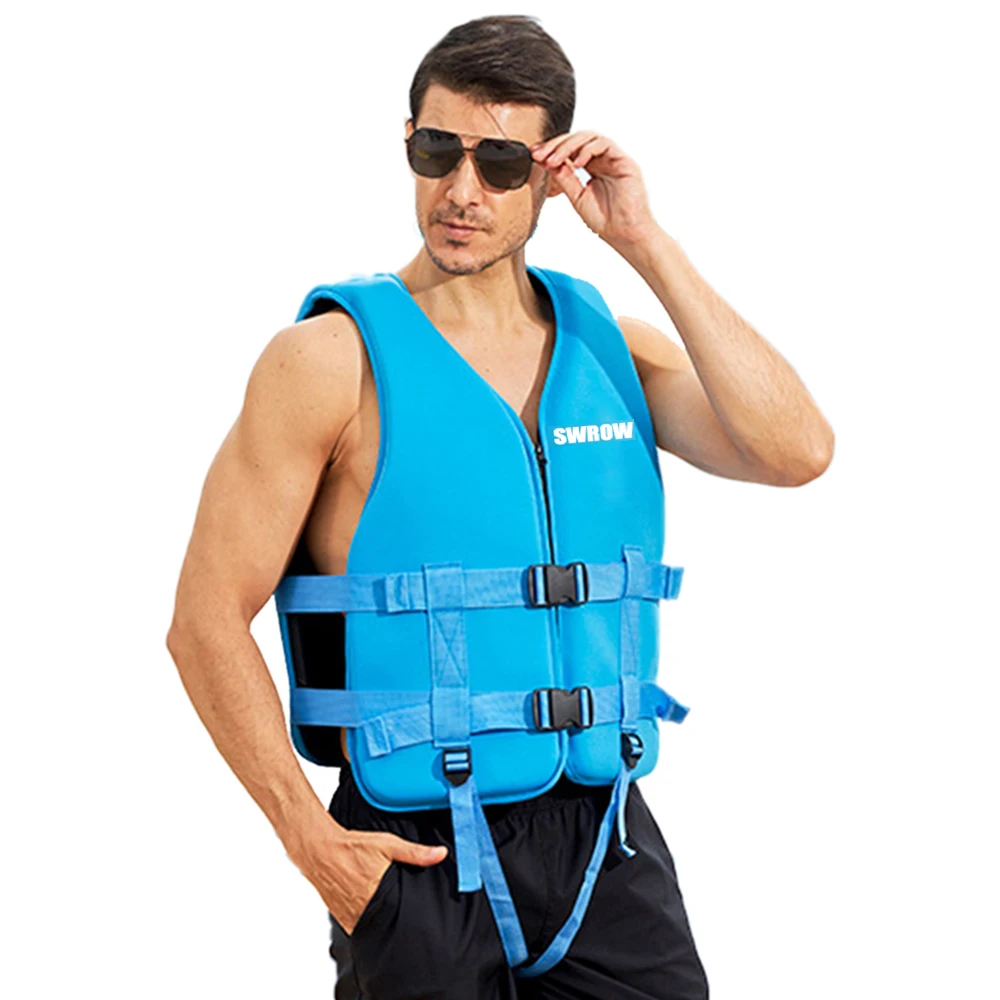 2024 Lifejackets for Adults Children Swimming Neoprene Vest Portable Water Sports Surfing Fishing Safety Buoyancy Lifejackets