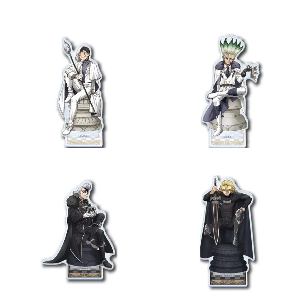 Anime Asagiri Gen Ishigami Senku Acrylic Stand Doll Game Figure Model Plate Cosplay Toy for Gift