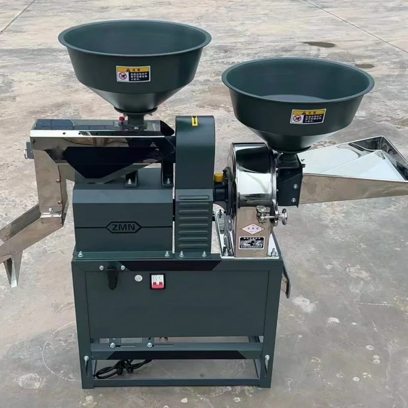 

(Customized for Sea Shipping) New model rice milling and crushing machine, small household rice stone and insect removal process