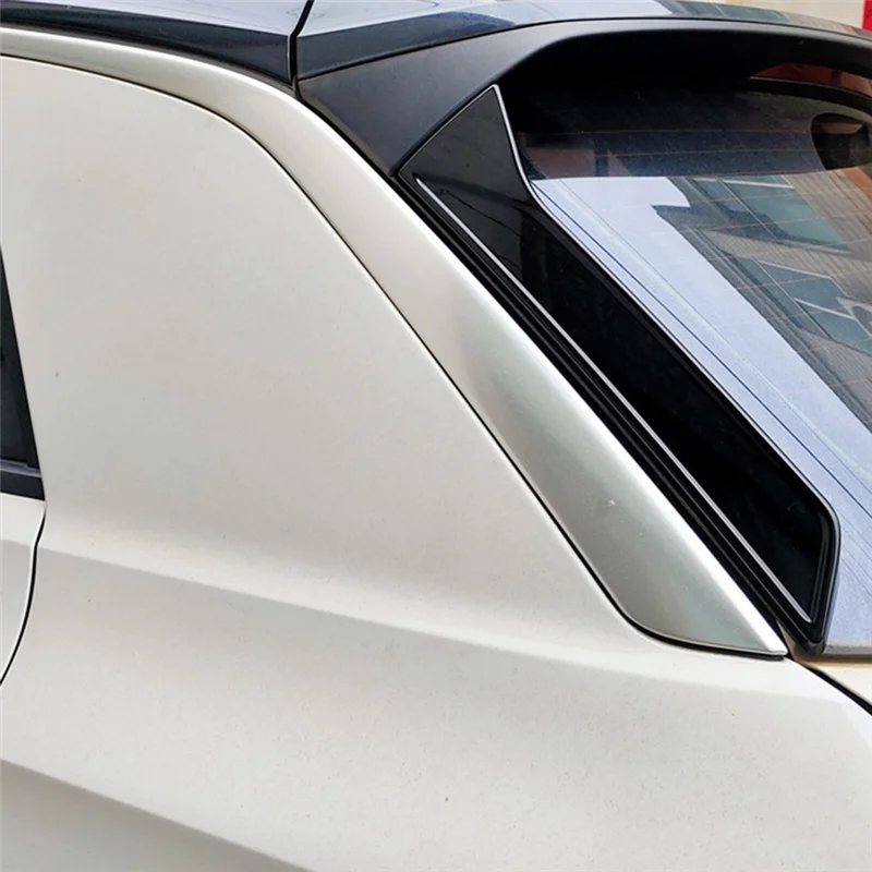 

1Pair Car Rear Window Side Spoiler Trim Panel Parts Accessories For VW T-ROC TROC 2012-2023 Tailgate Window Weather Strip Fascia