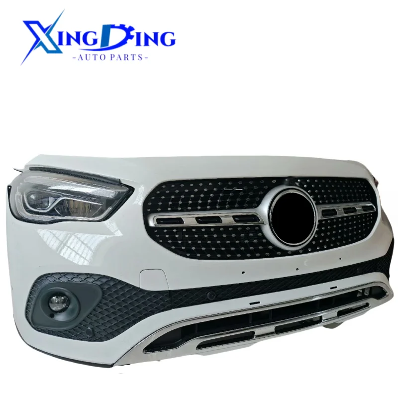 

Second-hand Wholesale Original for GLA247. Complete Front Bumper with Grille, Radiator Fan and Engine Cover.