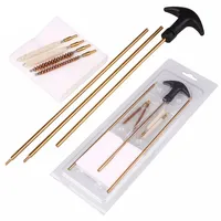 ﻿ Tactical Barrel Cleaning Kit 177&.22 4.5/5.5MM Rifle Pistol Airgun Brush Rod Cleaner Handgun Cleaning Tool Set