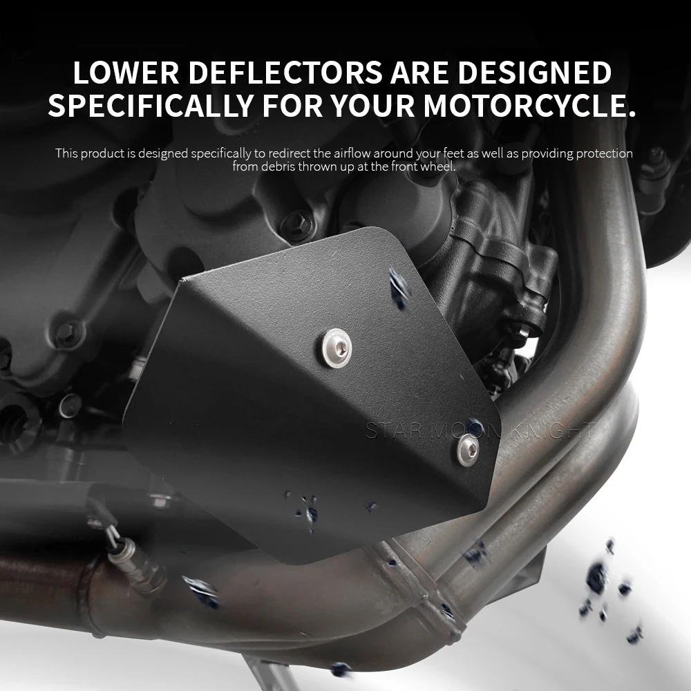 Motorcycle Lower Deflectors For Tiger1200 Tiger 1200 GT Pro Explorer Rally 2022- Splash Foot Protector Guard Wind Fairing Shield