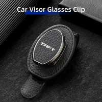 Car Visor Glasses Clip Sunglasses Holder Tool Interior Styling For Toyota Taft CHR Supra Aygo Prado RAV4 Hilux Yaris Corolla 4Ru