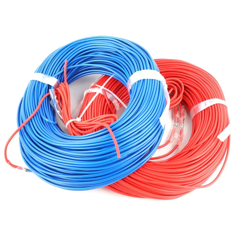 30m~120m Greenhouse Temperature Control Line Nursery Bed Geothermal Wire Air Soil Heating Wire Cable Garden Plants Heater images - 6