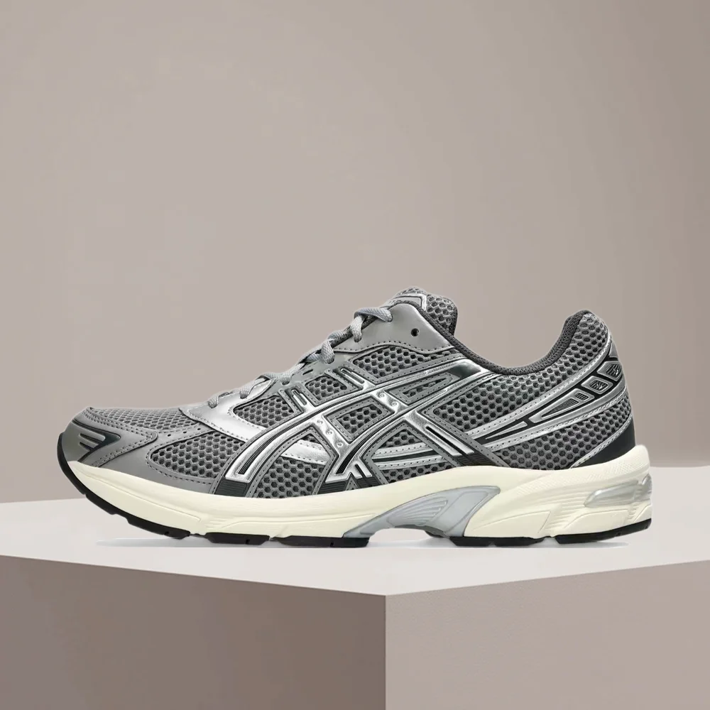 ASICS Gel-1130 Retro Versatile Comfortable Everyday Low-Top Running Shoes for Men and Women in Gray Colorway Style 1201A256-026