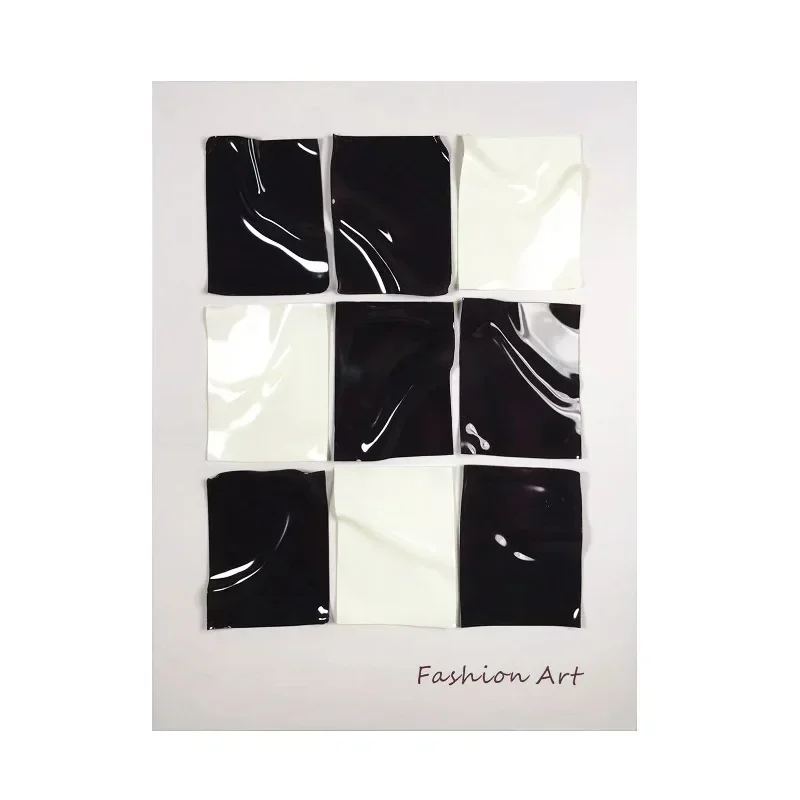Wabi monsoon physical installation acrylic painting creative entrance designer hanging painting three-dimensional abstract