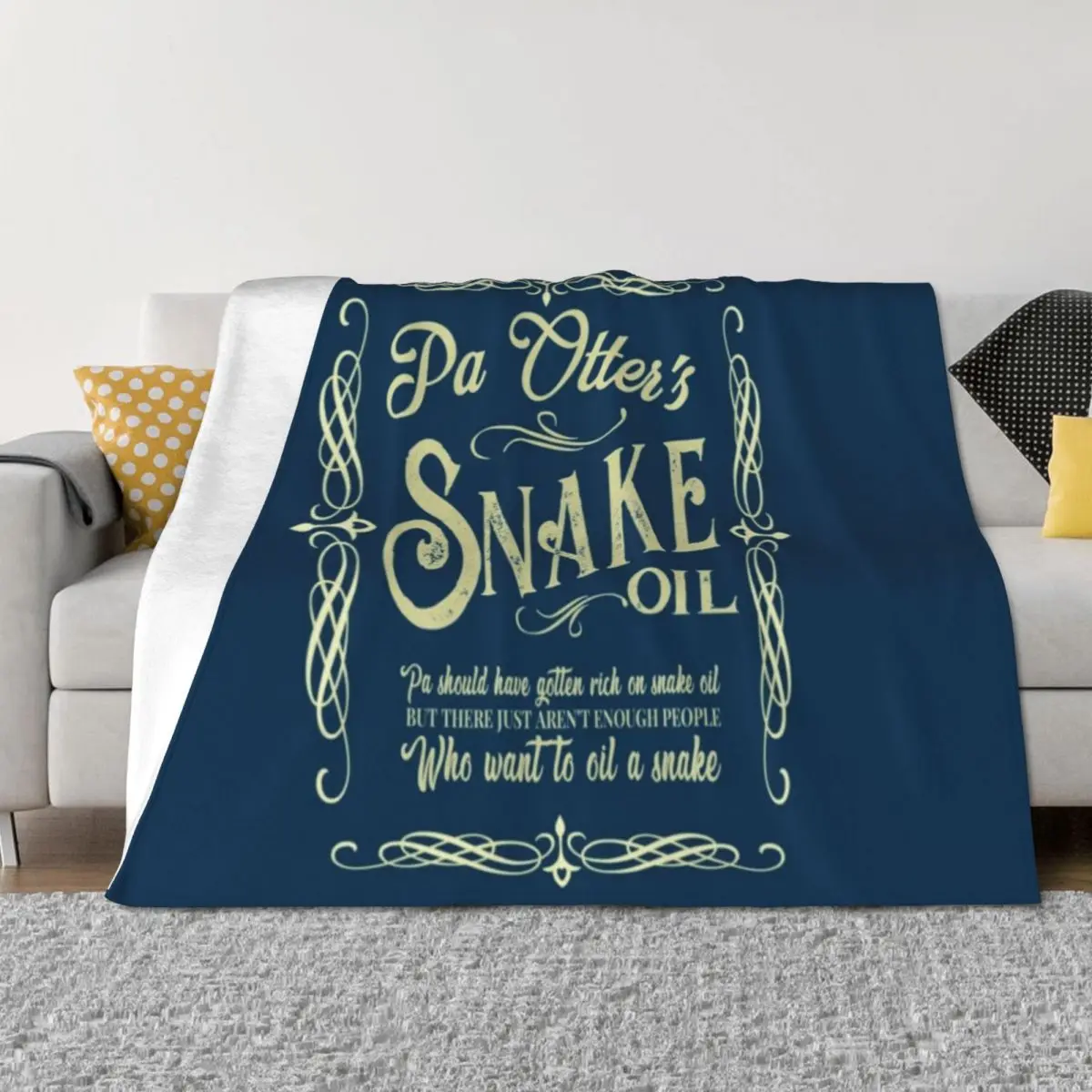 

Emmet Otter Pa Otter_s Snake Oil Jugband Christmas Throw Blanket Flannel Fabric Luxury Thicken Single Blankets