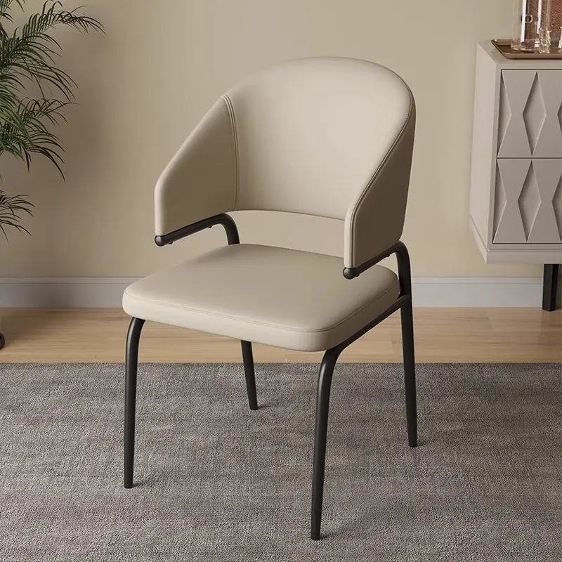 

Designer Retro Rustic Dining Chairs Brown Modern Nordic Cheap Dining Chair Luxury Comfortable Sillas Minimalista Home Furniture