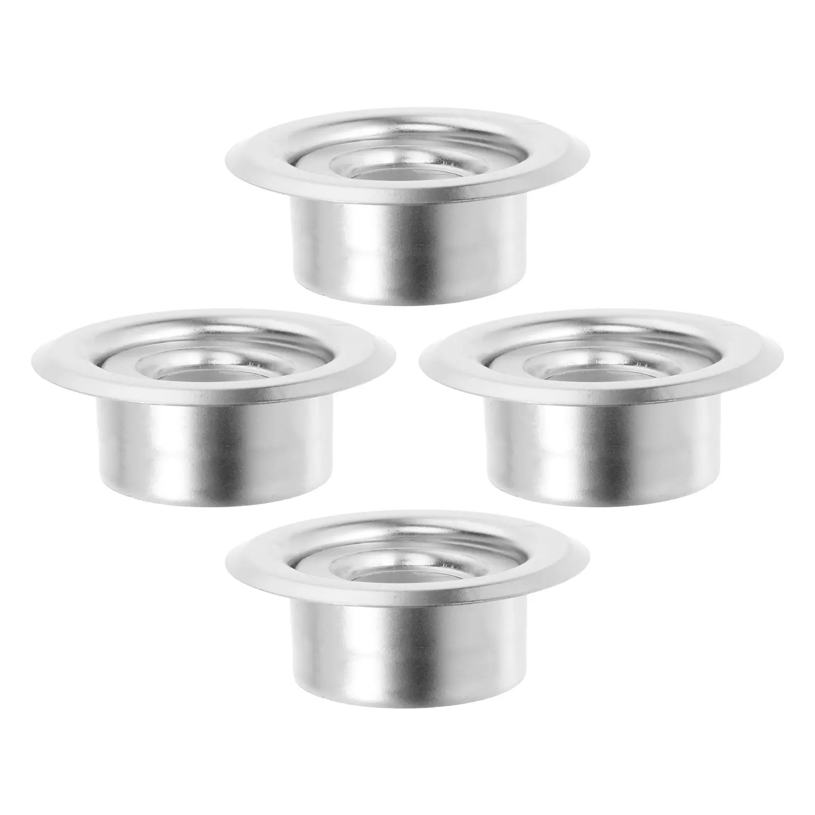 4Pcs Fire Sprinkler Escutcheon Plate 26Mm Inner Hole Recessed Ceiling Covers Trim Ring Replacement for Hotel Mall Office Fire