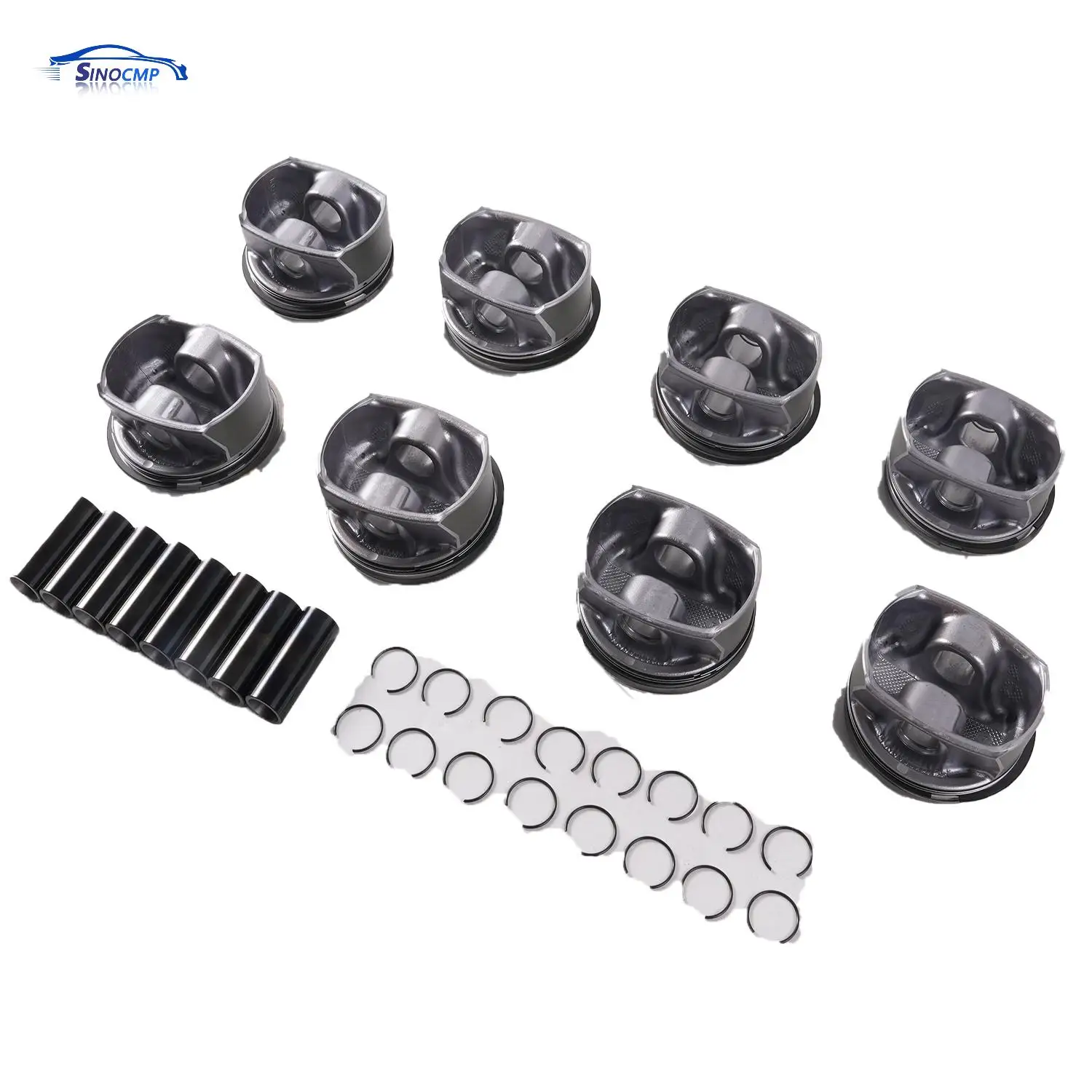 

8 Sets Pistons & Rings Kit Mahle 94810304824 94810304724 9481034825 94810304827 For Porsche Cayenne Panamera S GTS V8 957 970