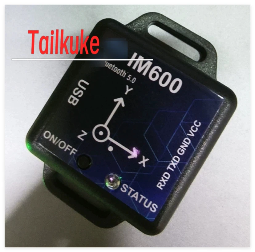 Six axis Bluetooth serial port high-precision MEMS accelerometer vibration angle IMU attitude sensor IM600