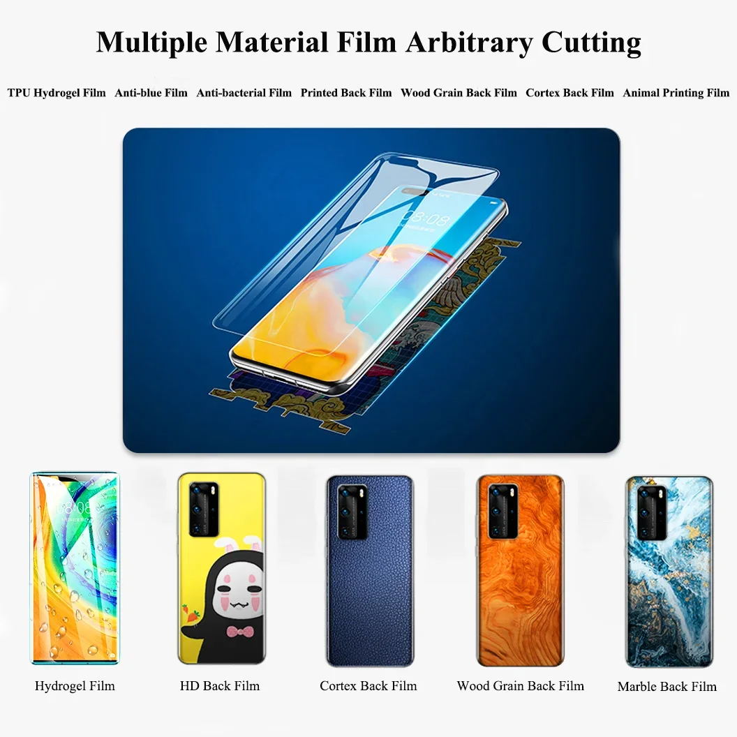 

2026 Гидрогелевая пленка TPU для резки на плоттере, станок для резки защитных пленок для экранов мобильных телефонов, по заводской цене