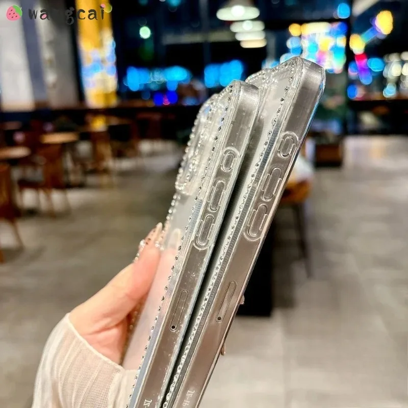 สำหรับเรดมี่ A5 A4 A3 โปร A3X A2 A1 K70E เทอร์โบ 4 เคสโทรศัพท์เงา น่ารัก รักหัวใจแมวลายจุดนุ่ม