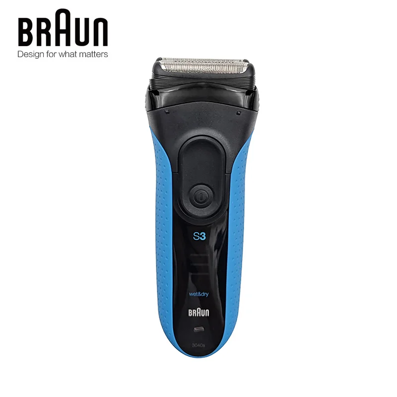 Braun Series 3 Proskin Electric Shaver 3040s Wet&Dry Shaving Hair Cutting Skin Comfort for Men Foil Razor with Precision Trimmer