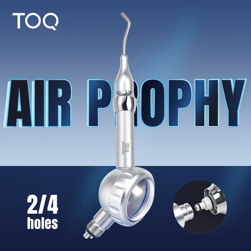 Dental Air Polisher Air Prophy Unit Teeth Whitening Polishing Handpiece Anti-backflow Autoclavable 135℃ Dental Air Polisher