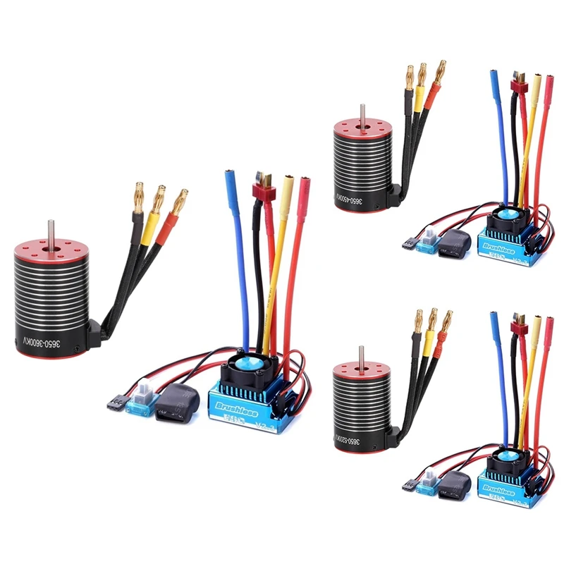 

HOT-3650 Brushless Motor And 120A ESC For 1/8 1/10 RC Car Drift Racing Off-Road Monster Truck