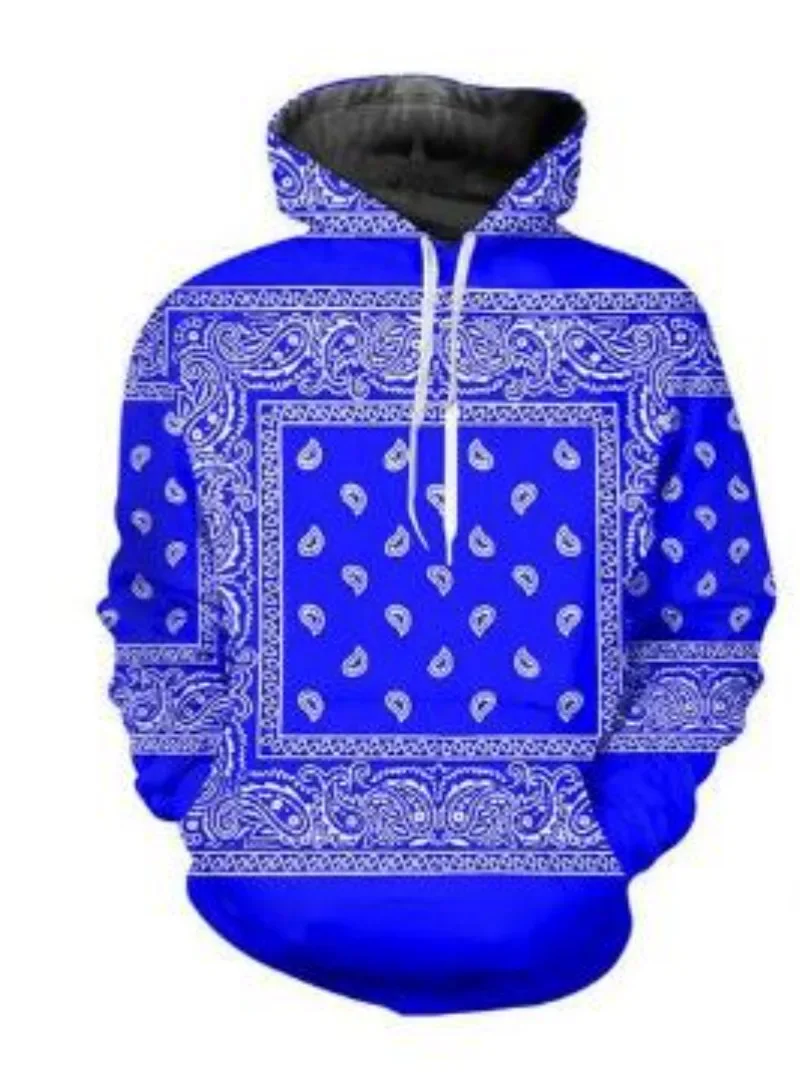 New Men/Womens Bandana Funny 3D Print Fashion Tracksuits Crewneck hoodie Joggers Pants + Hoodies TZ013