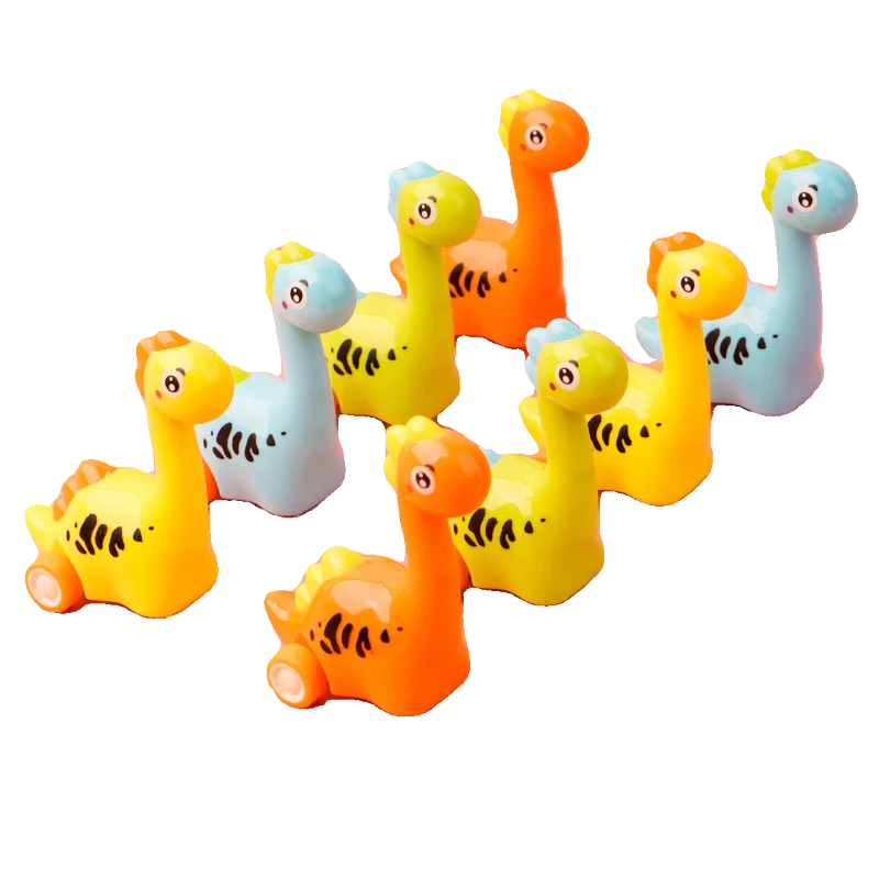 لعبة سيارة التراجع على شكل ديناصور الغابة للأطفال، هدية ألغاز بالقصور الذاتي للأولاد والبنات مناسبة لحفلات أعياد الميلاد #6