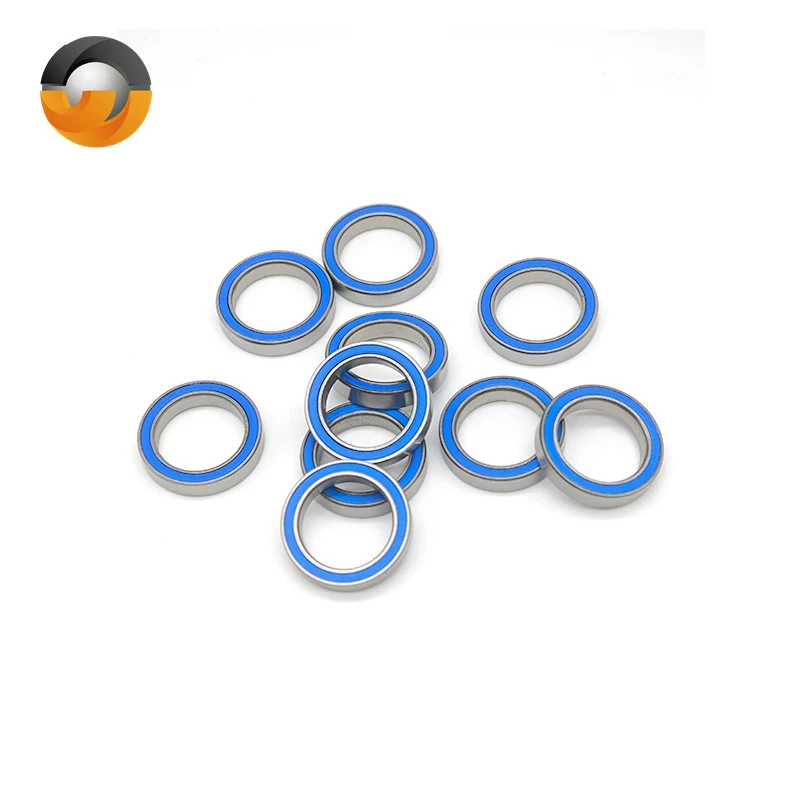 10 PCS de rolamentos 6702RS ABEC-7. Substituição universal para séries 67, 68, 69 e MR, equipada com vedações azuis para modelos RC.