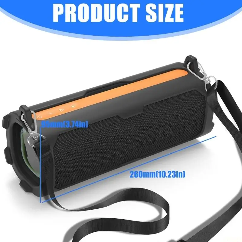 B03F Miękki, elastyczny silikonowy futerał do obudowy Sound Box Soundbox o konstrukcji antypoślizgowej — zdjęcie produktu 6