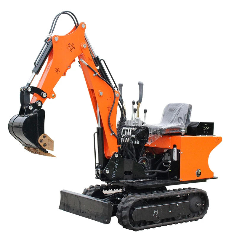 Miniexcavadora de 0,8 toneladas personalizada, precio de fábrica JEEWA, envío gratis, motor Epa, venta al por mayor, excavadora sobre orugas