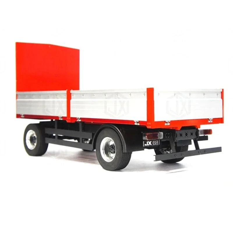 JXmodel 1:14th RC Fully Trailer Truck 2-axle Trailer Upgrade Parts For Tamiya Rc Truck Tipper For Man F2000 1/14 DIY Parts