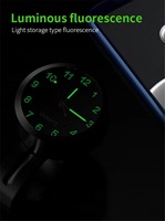 Universal Waterproof Chrome Motorcycle Bike Handlebar Mount Night Vision Buckle Mount Watch For Motobike Bicycle