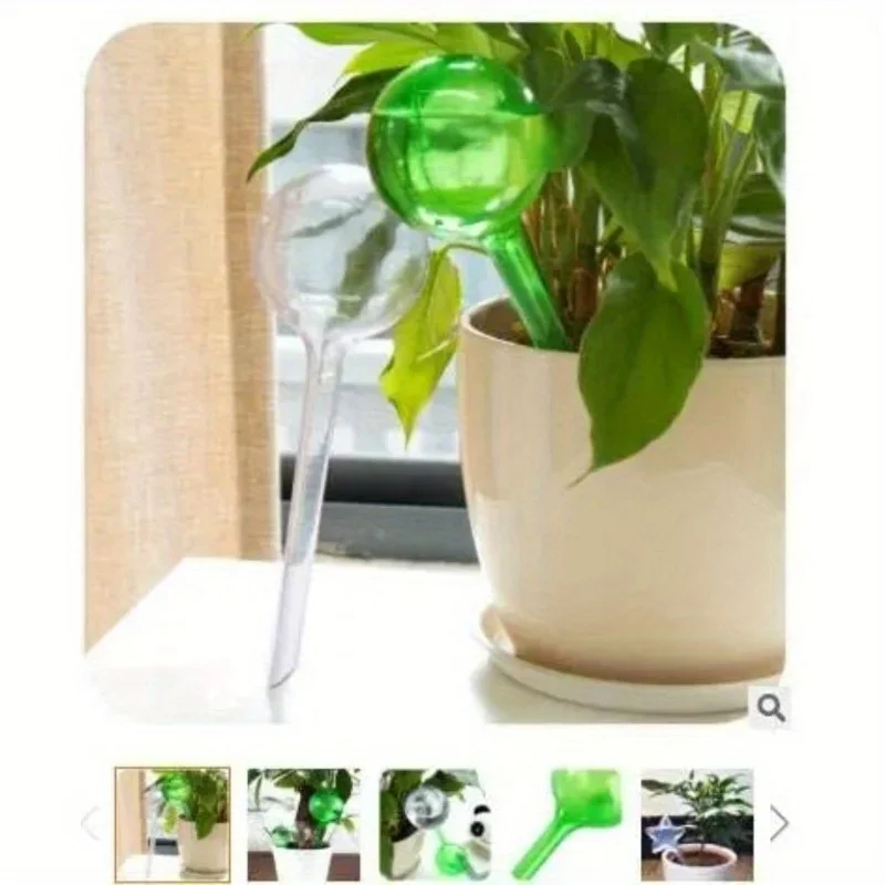 3/12 قطعة مصابيح سقي النباتات كرات سقي ذاتية أوتوماتيكية كرات بلاستيكية جهاز مياه الحديقة مصباح سقي لترويج النباتات #5