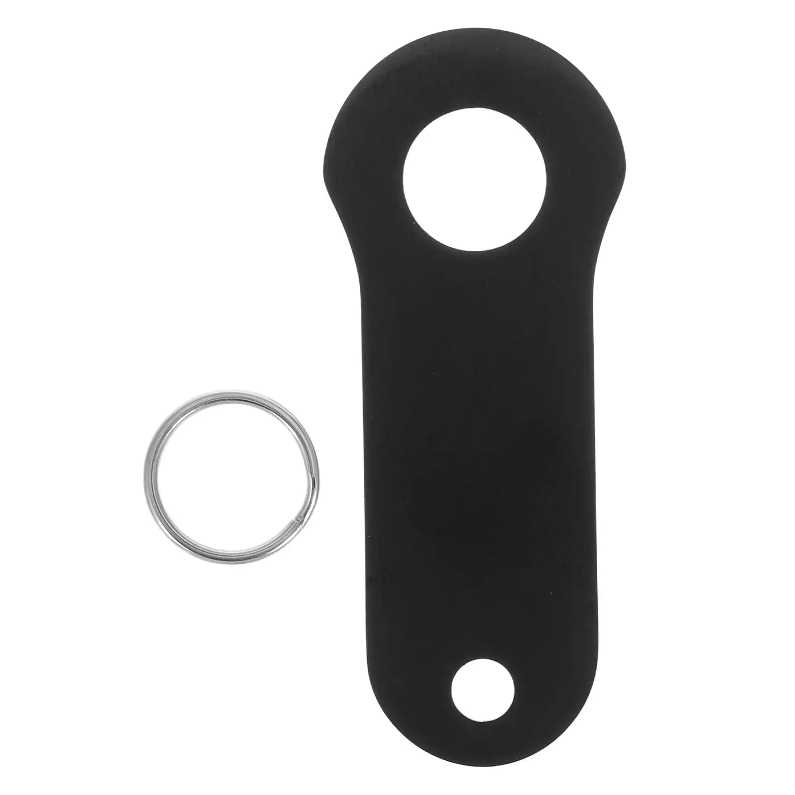 

2 Pcs Motorcycle Bell Accessories Stainless Steel Lucky Riding Hanger Split Ring Keyring Metal Bell Side Mirror Parts