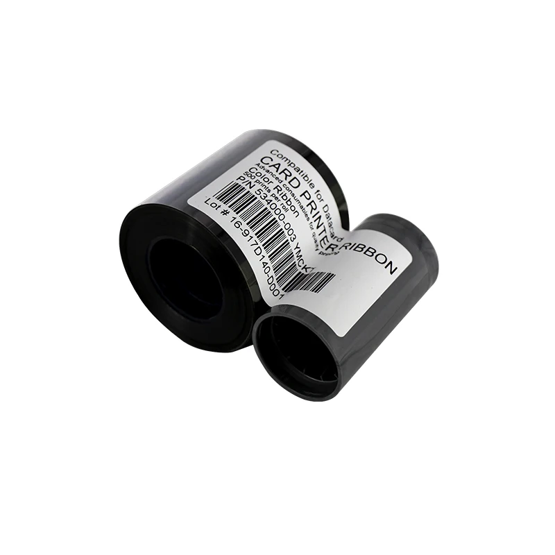 Imagem -03 - Fita Colorida Ymckt para Impressora de Cartões Compatível com Datacard Sp35 Sp55 Sp55plus Sp75 Sp75 Plus 500 Impressões Rolo 534000003