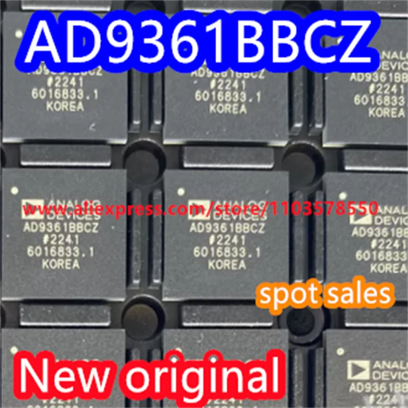 1PCS  New original AD9361BBCZ AD9361 package LFBGA144 RF transceiver chip AD9361BBC