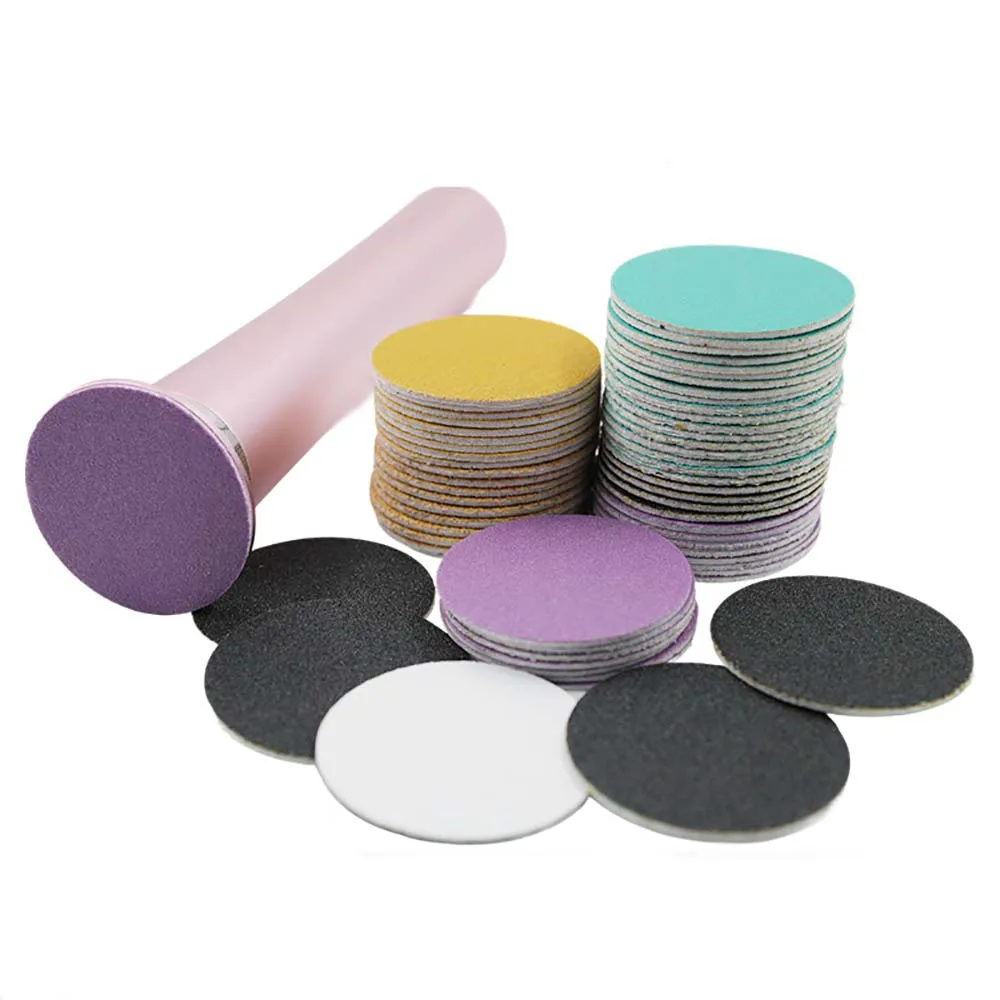 

43mm 30pcs Foot Dead Skin Sandpaper For Electric Nail File Cuticle Callus Replaceable Sanding Paper Professional Pedicure P180