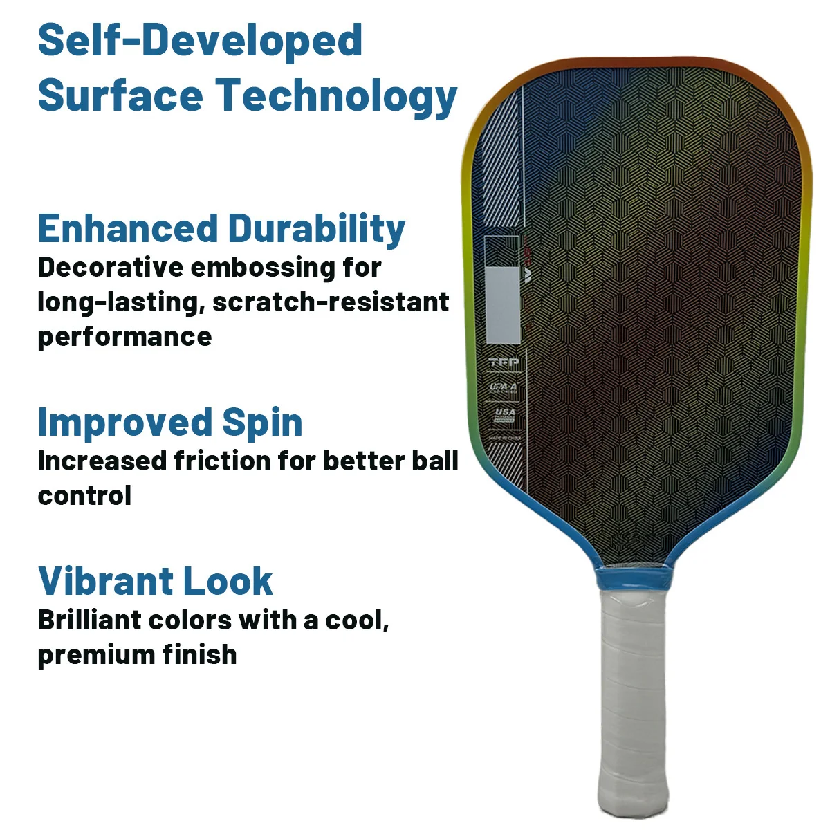 

Dragon Scales PER-Pro 4 Pickleball Paddles Enhanced Durability Gen 4 Propulsion Core Thermoformed TFP T700 Carbon Fiber