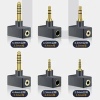 HiFi Audio Converter 2.5mm 3.5mm 4.4mm Male To Female Headphone Adapter Gold-Plated Jack 2.5 3.5 4.4 Connectors Earphone Plug