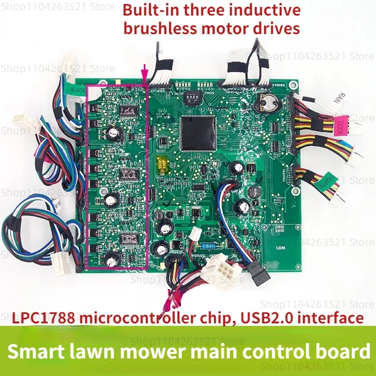 

Smart Lawn Mower Main Control Board LPC1788 Development Board Super Stm32 Smart Car Control Board