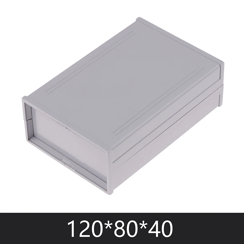 1pcs PCB Instrument Box Enclosure Electronic Project Case DIY 120x80x40mm Wire Junction Boxes