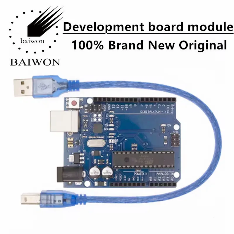 Carte de développement UNO-R3 version officielle contrôle la compatibilité du module microcontrôleur ATmega328P