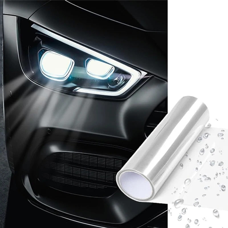 

Wholesale Covestro Car Lamp Glass Film Protection TPU Headlight Tinted LED Film For Car Decoration