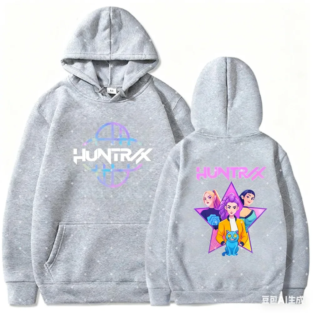 2026 جديد Kpop شيطان الصيادين الرياضة هوديي هاشيرا النساء الرجال هوديي الخريف الشتاء أنيمي الكرتون الدافئة البلوز الأطفال هوديس #3