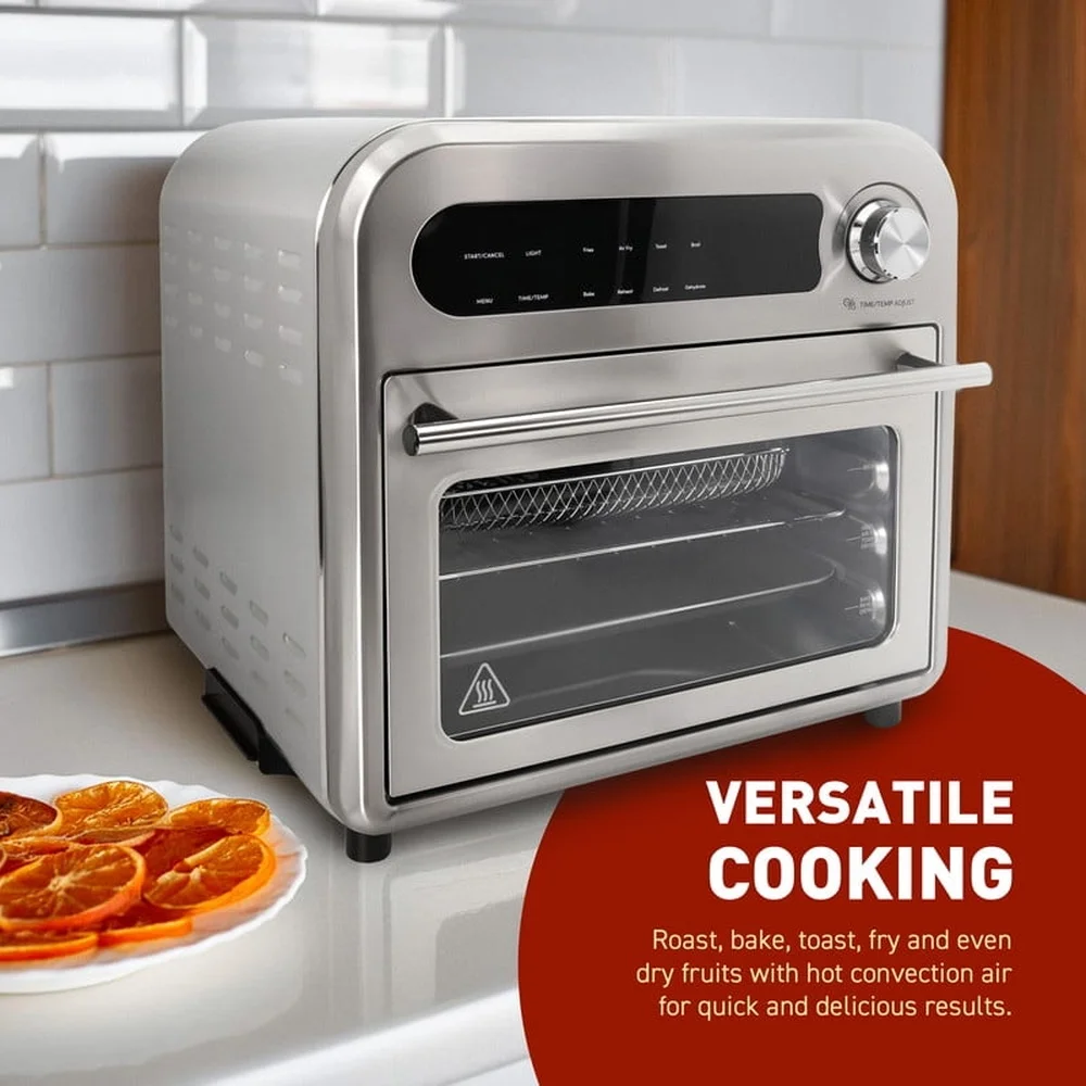 Nieskończona frytkownica powietrzna ze stali nierdzewnej 10L Cyfrowy programowalny wyświetlacz LED 1500W Regulowany czasomierz temperatury Akcesoria